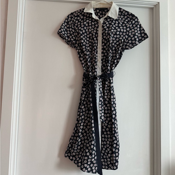 Brooks Brothers Floral Midi Shirt Dress - Picture 4 of 5